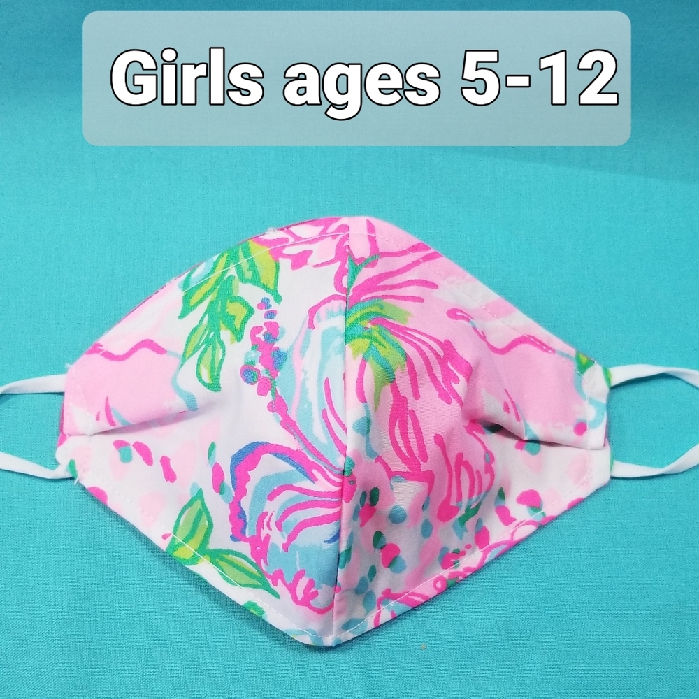 New Repurposed Lilly Pulitzer fabric mask